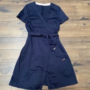 Navy no label Ted Baker dress